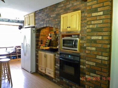 Brick Cooking Area with built in...