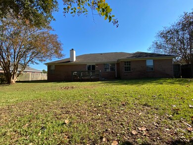 Large fenced yard