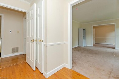 Entry looking into hall & living room