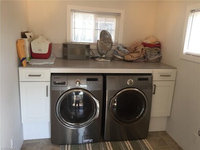 Laundry on first floor just off the kitchen.