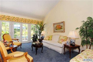LARGE LIVING ROOM WITH FRENCH DOORS