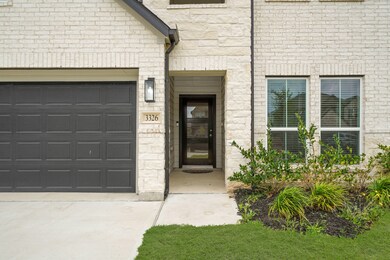 The stone and brick exterior exudes charm and eleg