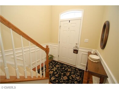 Foyer - 2-story foyer with hardwood floors.