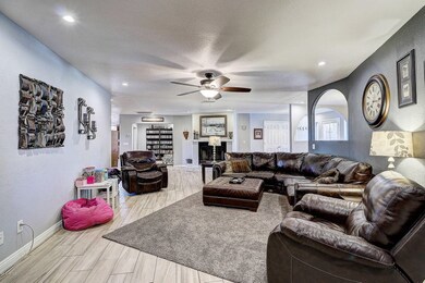 Expansive living room