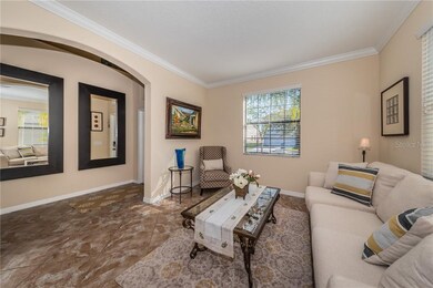 Formal living room and entry way.