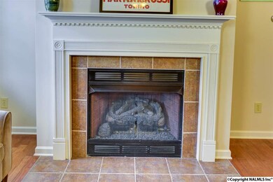 Gas logs in Fireplace