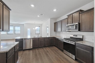 Large open concept kitchen with