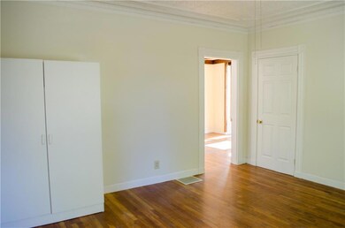 Apt A living room - great hardwood...
