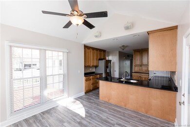 Breakfast area kitchen