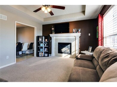 Great room is spacious enough for large furniture!