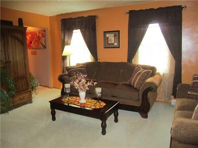 Living Room. Lots of natural light accents this fo