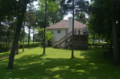 The back yard of this home is not to be missed!  Quiet, private, wooded and peaceful - this is a large yard perfect for kids to play, dog to run or just a great place to relax in private!