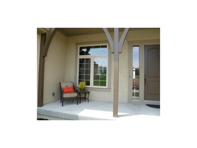 Quaint front porch!