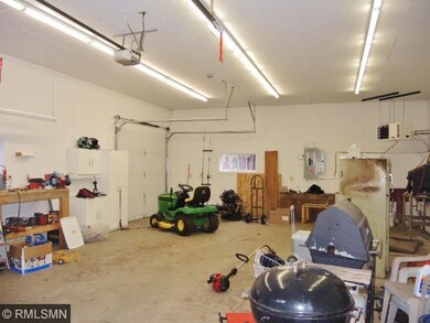 View inside 2010 shop/garage
