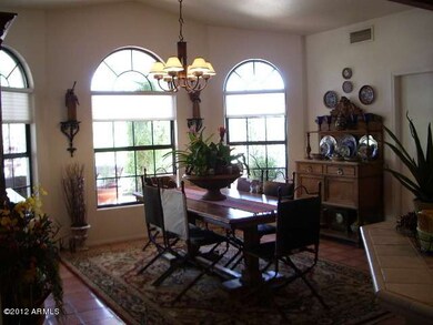 Formal dining room is very spacious