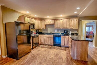Large open kitchen