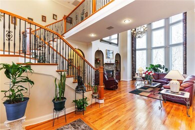 Foyer opens to Living & Dining Rooms