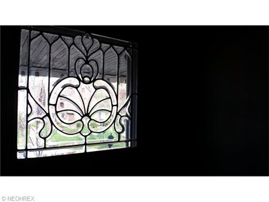Beautiful leaded glass on front door and in the Dining room!