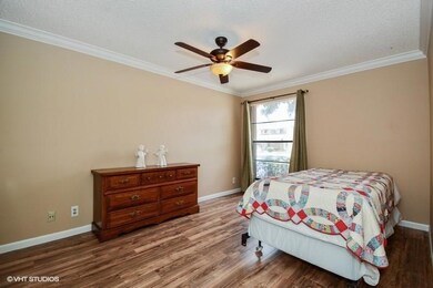 The Master Bedroom has brand new laminate flooring