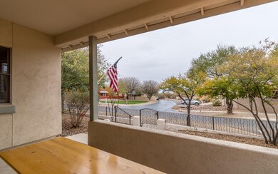 Looking Out From Front Porch