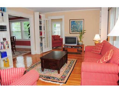 Living Room. Alternate view of living room with ad