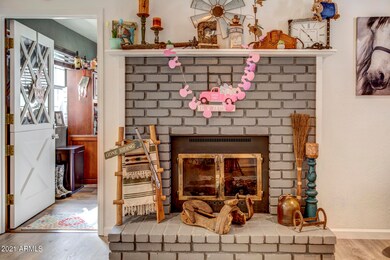 living room fireplace