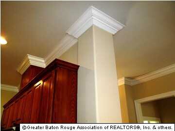 stunning crown molding detailing