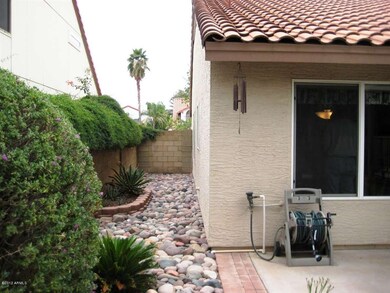 east side of home