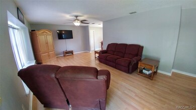 Living and Dining Rooms View From Entrance