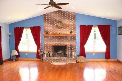Living Room with Fireplace