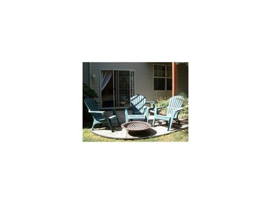 Lovely patio is relaxing and serene.