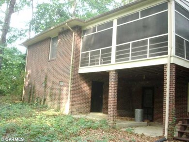 Exterior Back - Large rear screened porch overlook