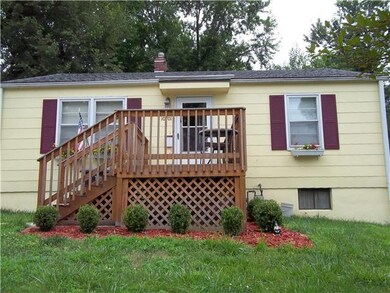 Nice newer deck and landscaping