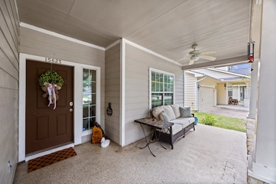 Inviting front porch