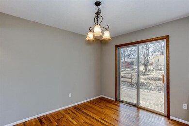 Note the slider to the large deck and fenced backy