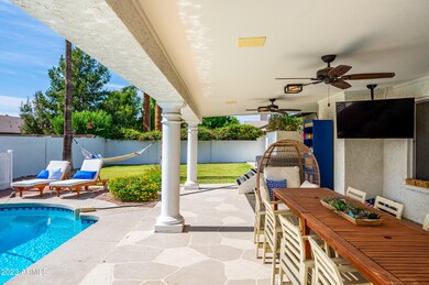 Covered Patio w/ Above Ground Spa