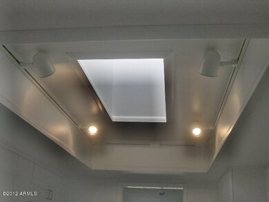 SKYLIGHT AND LIGHTS IN KITCHEN