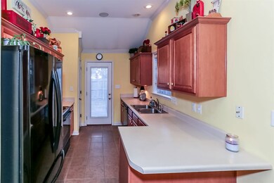 Cooking will be a delight in the eat-in kitchen.