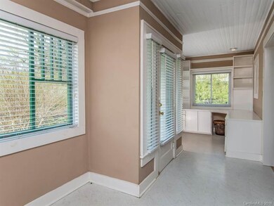 Built-In Office On Sun Porch