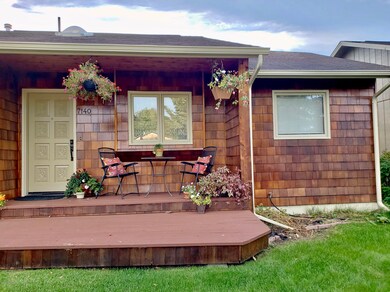 Covered front porch & deck