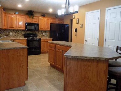 Kitchen. Custom kitchen with island upgrade.