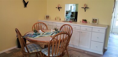 Dining area in great room