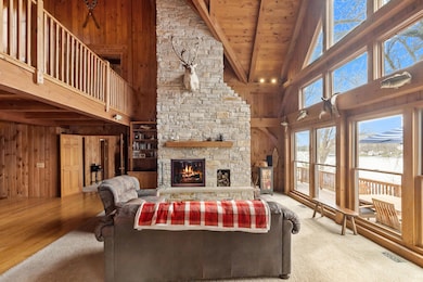 Soaring Fireplace