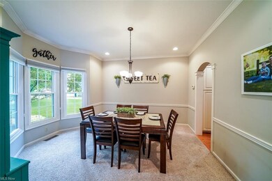 Spacious dinning room with great picture windows, 