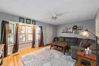 Huge Bow windows offer natural light that highligh