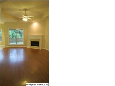 Spacious great room with gas log fireplace, trey c