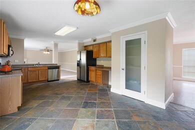 Glass fronted pantry to the right of the photo, ne