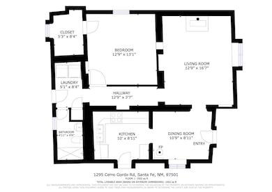 1295 Cerro Gordo Rd, Santa Fe, NM 87501 - photo 3