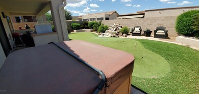Awesome back yard with hot tub!