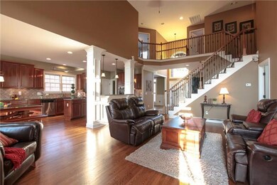 sunset living room with